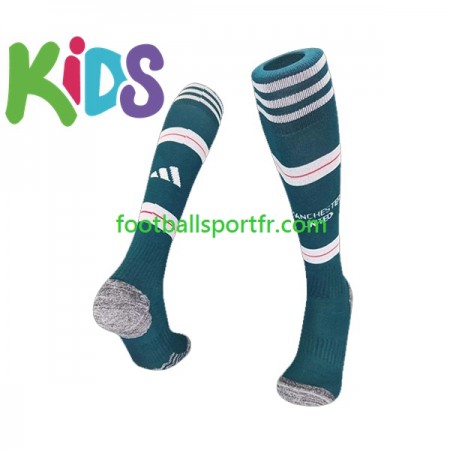 Manchester United Enfant Exterieur Chaussettes 2023-2024